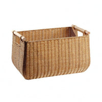 Braided Container Basket Open-Top Organizing Bin Sturdy Home Storage Unit