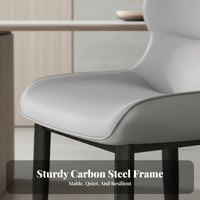 Upholstered Side Chair Modern Design Dining Seating Padded Seat Padding Ergonomic Backrest for Interior Decorators