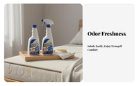 Waterless Mattress Cleaner Spray Water Formula Sofa Dry Removes Tough Stains Multi-Material for Pet Owners, Rugs, Home