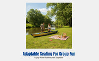 Inflatable Kayak, Durable Canoe, Thickened, Abrasion-Resistant, Outdoor Water Sports