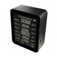 Built-in Display Digital Air Quality Monitor Temperature and Humidity Indoor Air Quality Tester Handheld Formaldehyde Monitor Compact