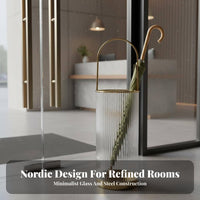 Freestanding Umbrella Rack Nordic Design Freestanding Umbrella Rack with Handle Storage Container Light Luxury Design Decorative