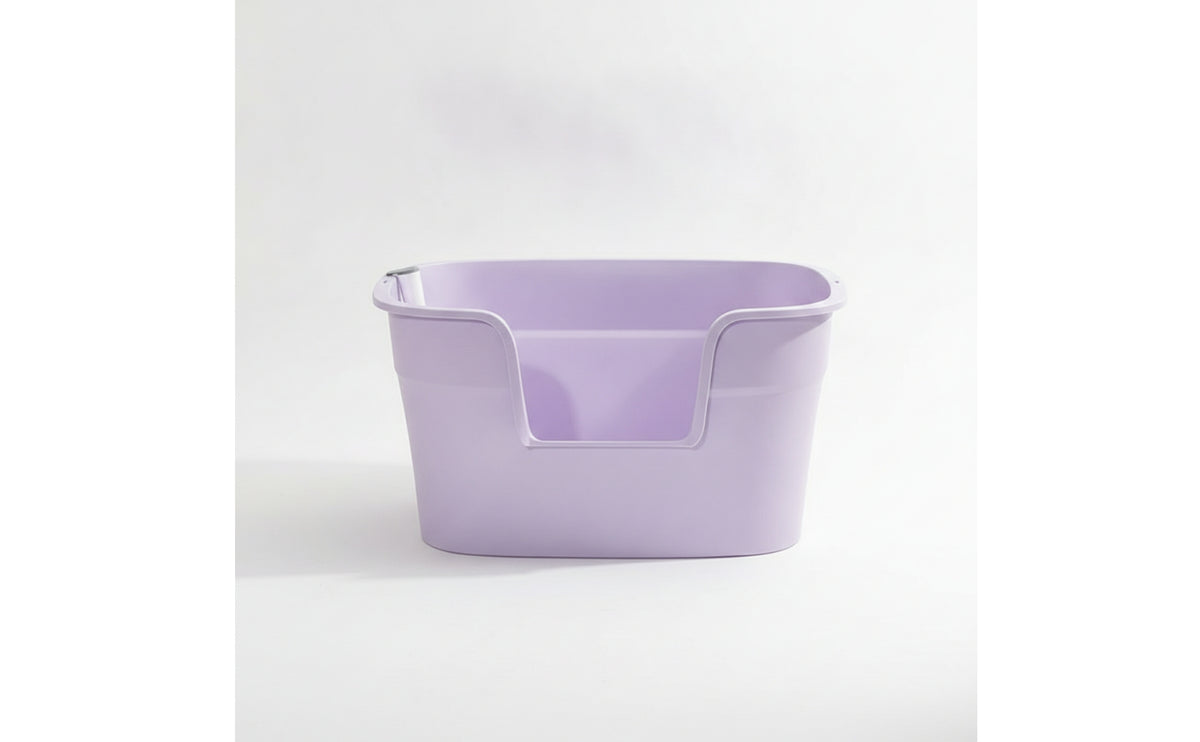 Open Top Waste Container Waste Container with Front Entry Indoor Cat Toilet for Cats