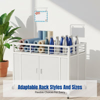 Supermarket Foldable Cart, Display Rack, Mobile Sales Trolley, Multi-Color, Random Pattern