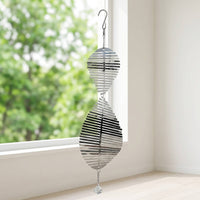 Wind with Crystal Pendant Reflective Decor Kinetic for Patio