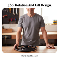 360 Degree rotate Chair Base Easy Installation rotate Chair Replacement Base Furniture Hardware for DIY Enthusiasts