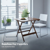 Foldable Design Cross-Frame Tea Table Space-Saving Indoor Furniture Japanese Design Portable Stand Multi-Functional for Apartment Dwellers, Students, Adults, Small Areas, Living Room, Bedroom, Bay Window