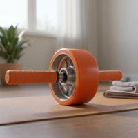Double-Bearing Core Roller Stable Textured Grip Core Roller Orange Exercise Equipment for Indoor Fitness
