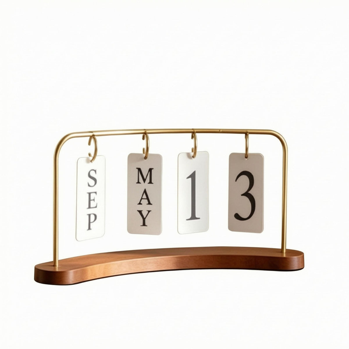 Desktop Date Flip Calendar Tabletop Desktop Calendar Ornament Desk Decor Reusable