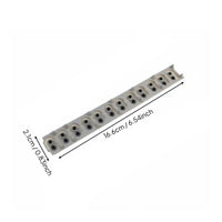 Good Conduction Conductive Rubber Key Contact Low Resistance Silicone Key Contact Strip Long-Lasting Musical Instrument Part for Musicians