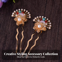 Dynastic Period Design Hair Adornment Kit Intricate Features Traditional Chinese Headdress Set Ancient Design Bridal Hair Crown