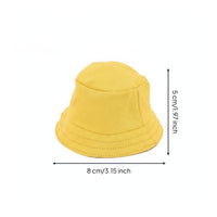 Doll Bucket Hat Dressing Up Accessory 10cm Doll Hat Easy To Put On Stuffed Animal Cap