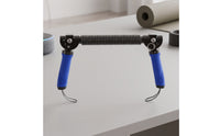 Spring Arm Exerciser Adjustable Bar Anti-Slip Arm Exerciser with Wrist Straps for Athletes
