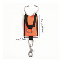 Strap with Metal Hook Scuba Strap with Quick-Release Closure Entanglement-Resistant Equipment   for Wreck Diving