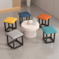 5 Pieces Modular Cube Stool Sturdy Frame 5 in 1 Modular Cube Stool Transformable Nesting Ottoman Waterproof Household Furniture