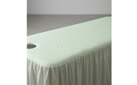 Massage Bed Cover Elastic Massage Table Sheet with Face Hole Machine Washable Treatment Table Cover for Beauty Salons