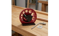Adjustable 8-Hole Rounder Tool Removable Wrench Bench-Mount Dowel Rounder Compact Round Wood Rod Shaper