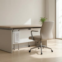 Perforated Under Desk Footrest Compact Chair Footrest with Metal Legs Ergonomic Leg Rest Supportive for Telecommuting Employees