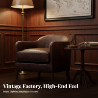 wing-shaped Club Chair Traditional Country aesthetic Upholstered wing-shaped Armchair utilitarian Look Accent Seating for Homeowners, Cigar Bar, Lounge, Living Room