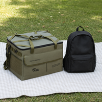 Camping Storage Bag, 57L Large Capacity, Oxford Fabric, Tool Bag, Outdoor Gear Bag