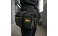 Zippered Pocket Tool Waist Bag Multiple Compartments Electrician Tool Bag Long-Lasting for Electricians