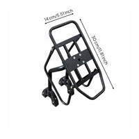 Rear Bike Cargo Rack Aluminum Alloy Bike Cargo Rack Rigid for Commuters, Tourists, Commuting, Expeditions, Mountain Bikes