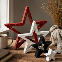 Independence Day Wooden Star Tabletop Decoration