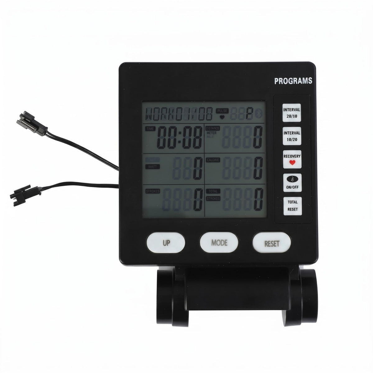 Display Screen Fitness Console Wired Wired Ports Exercise Panel Rectangular