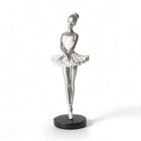 Ballerina Figurine Tabletop Ballerina Statue with Base Ballet Dancer Statue Graceful Ballet Girl Figurine Elegant for Dancers