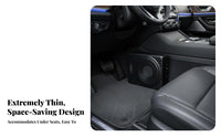 slimline Design 10unit Under-Seat Active Subwoofer Built-in amplifierlifier Powered Under-Seat Subwoofer Slim outline Bass Smaximumer long-lasting Construction for DIYers, pickup, SUV