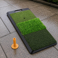 Golf Practice Mat Portable Golf Hitting Mat Turf Surface Training Gear