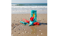 5 Pieces Plastic Sand Structure with Tools Rotating Sand Water Wheel Child-Friendly Sandbox Toys Outdoor for Toddlers