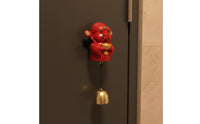 New Chinese Design Decorative Hanging Reminder Bell Easy Installation Entry Chime Ornament No Drilling Door Chime for Shop Owners