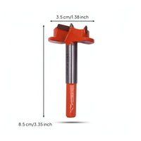 Hinge Drill Bit 35mm Hinge Boring Bit Tool Adjustable Drilling Depth Rust-Proof for Cabinet Makers, Furniture Repair