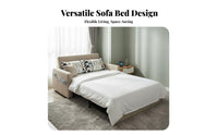 double-functionFunction Pull-extendable Sleeper with Storage Chaise Space-Saving Design Pull-extendable Sectional with Storage Sturdy Construction transformable Couch for Apartment Dwellers, Students, Homeowners, Small Spaces, Studio, Office