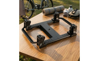 Foldable Quick-Release Bracket Rigid Bike Bag Mount Sturdy Bike Rack Adapter Lightweight for Commuters, Commuting