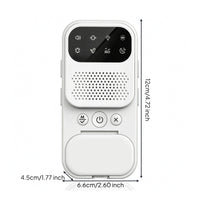 USB Charging Urine Wetness Alarm Rechargeable Bedwetting Alarm Loud Wetness Sensor Vibrating for Babies, Home Care
