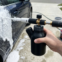 Soap Dispenser for Car Wash and Detailing, Professional Car Foam Sprayer with Stainless Steel Alloy, Quick Connect Foam Lance, 1.2mm Nozzle Pack