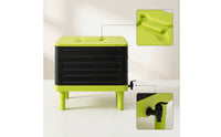Rectangular Worm Composter with Legs Eco-Friendly Worm Compost Bin with Lid Outdoor Compost Bin with Tap Compact for Gardeners