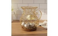 Open Design Coffee Capsule Holder Easy to Grab Capsule Storage Rack Side Handle Coffee Pod Holder Large Capacity for Countertop, Break Room