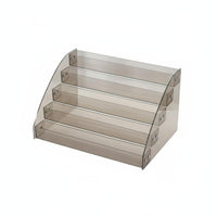 Multi-Level Display Rack Space-Saving Tiered Collectible Stand Easy Assembly