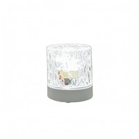 Stepless Dimming Water Wave Lamp Atmospheric Rechargeable Table Lamp Compact Home Lighting Cylindrical