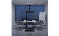 TV Stand on Wheels Universal Fit Mobile TV Stand No Required for Businesses, Educators, Conference Room, Classroom, Exhibition Show