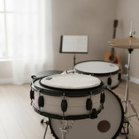Snare Drum Effect Head Overtone Reducing Drumhead with Pull Tab Extended Pitch Range Snare Drum Head for Drummers