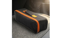 Portable Vacuum Accessory Storage Bag Oxford Cloth Vacuum Accessory Bag Soft-Sided Black and Orange