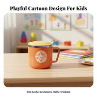 Safe Children's Cartoon Cup Great Gift Cartoon Insulated Tumbler Easy to Clean for Boys, Girls, Kindergarten, School, Outdoor Activities