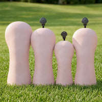 4 Pieces Golf Club Head Covers Shielded Driver Covers Soft-Lined Headcovers for Golfers, Travel