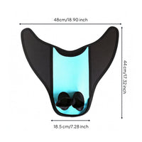 Black and Blue Mermaid Swim Tail Smooth Surface Mermaid Tail Lightweight Two-Opening Fin Compact for Swimming