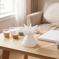 Paint Pouring Cup with Starburst Base Symmetrical Paint Pouring Cup Fluid Art Funnel Multi-Channel Reusable for Artists