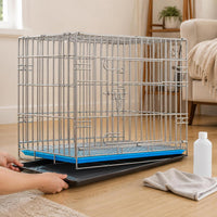 Durable Foldable Pet Cage for Small to Medium Dogs and Cats, Easy Assembly
